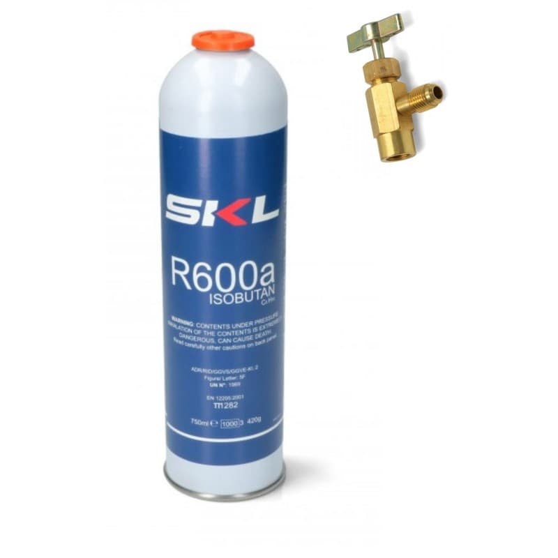 1 PZ BOMBOLA + RUBINETTO GAS REFRIGERANTE FRIGO FREEZER R600 420 GR in prodotto EuroStore07 - Alatri, commercioVirtuoso.it