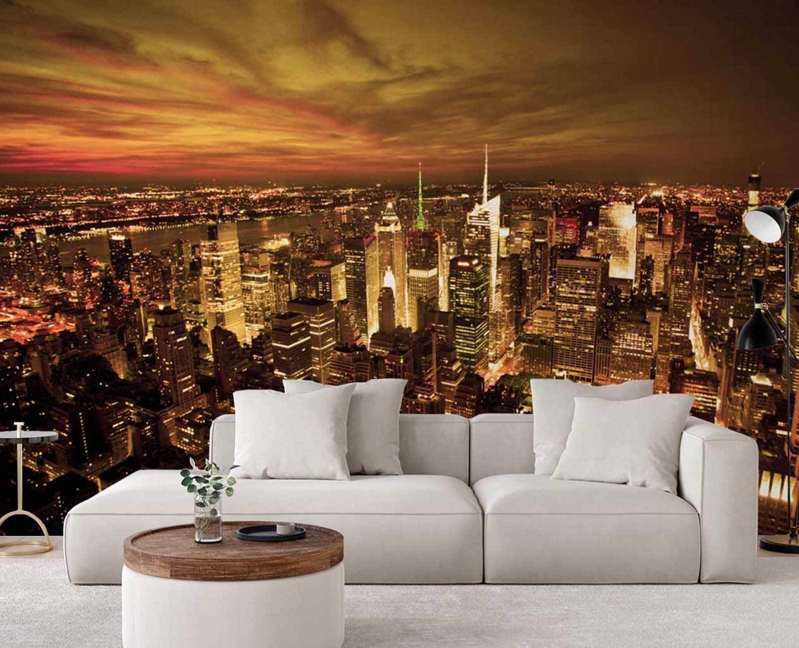 Carta Da Parati, Manhattan di mezzanotte in Carta da parati Collezione Casa - Trebisacce, commercioVirtuoso.it