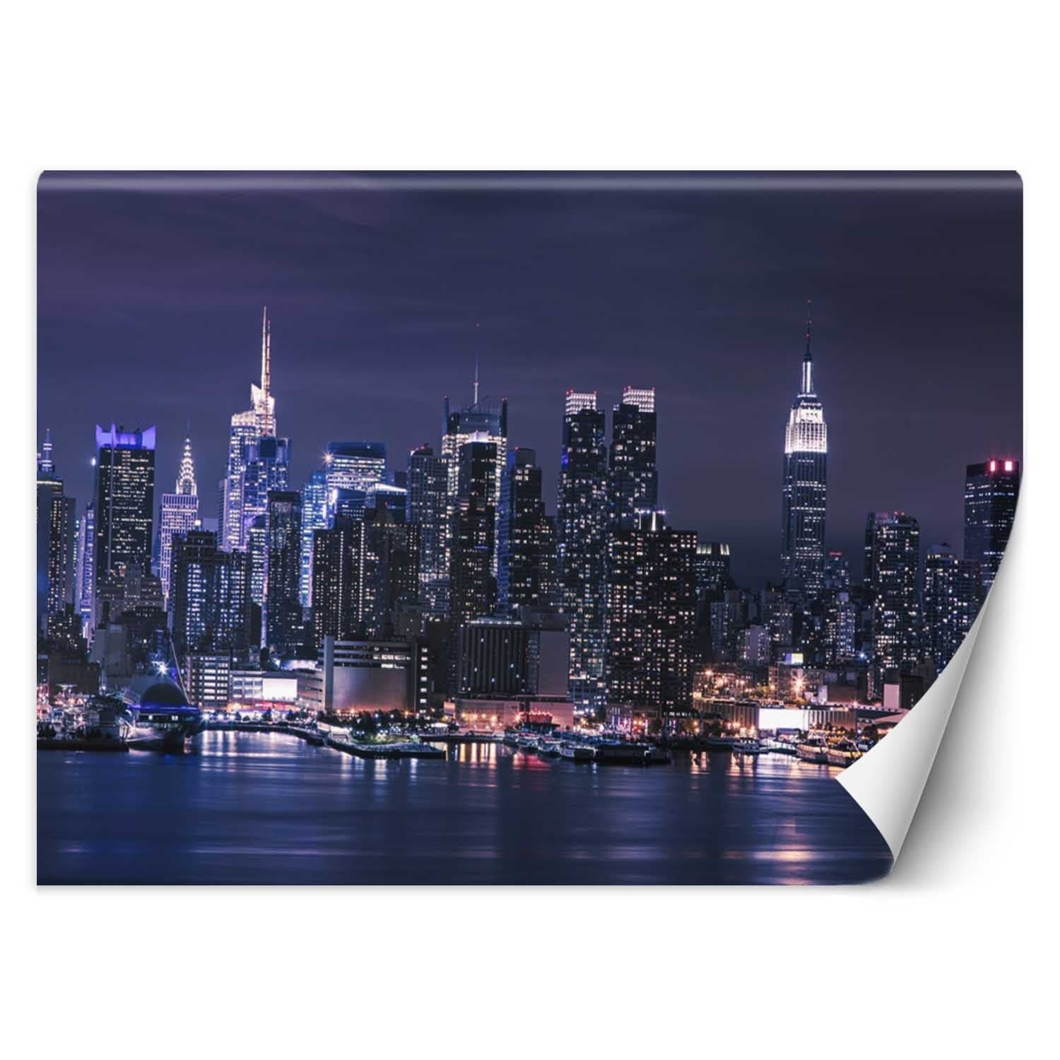 Carta Da Parati, New York di notte in Carta da parati Collezione Casa - Trebisacce, commercioVirtuoso.it