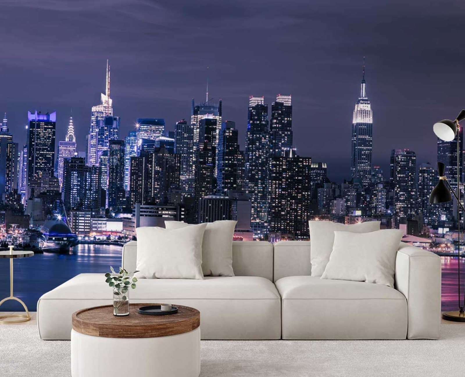 Carta Da Parati, New York di notte in Carta da parati Collezione Casa - Trebisacce, commercioVirtuoso.it
