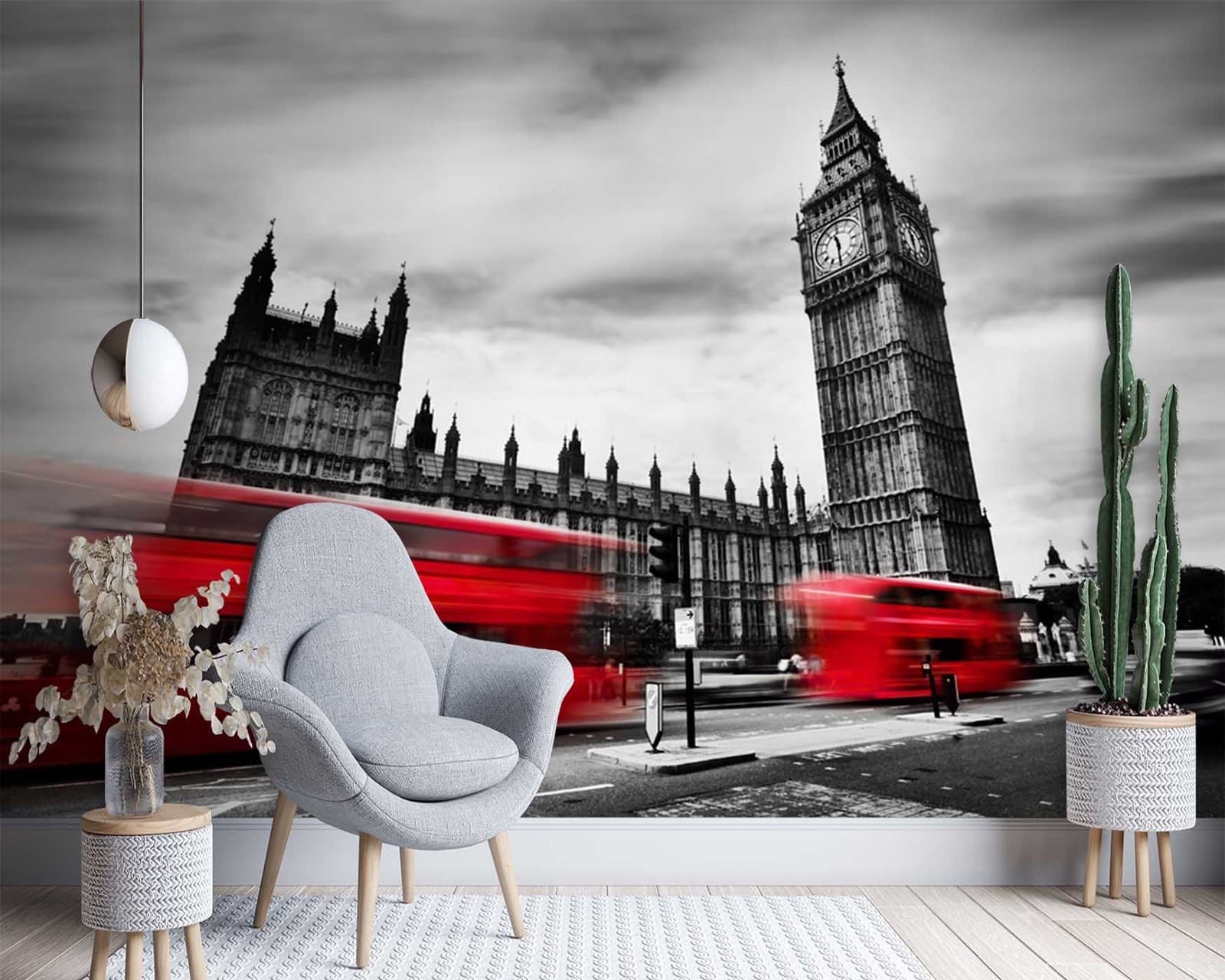 Carta Da Parati, Autobus di Londra in Carta da parati Collezione Casa - Trebisacce, commercioVirtuoso.it