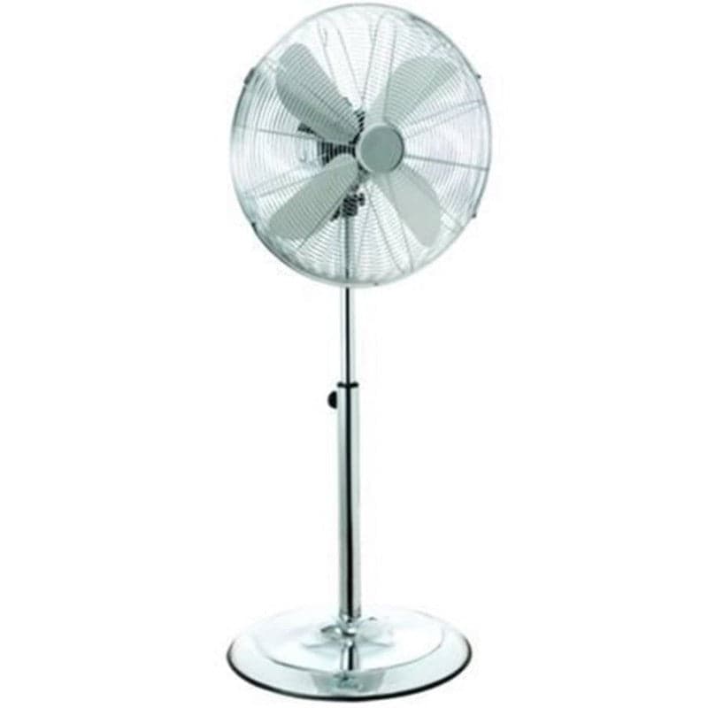 VENTILATORE A PIANTANA IN ACCIAIO CROMATO CM.40 ALTO 140 CM FER 317160 in prodotto EuroStore07 - Alatri, commercioVirtuoso.it