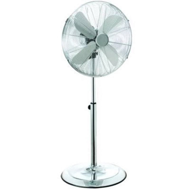 VENTILATORE A PIANTANA IN ACCIAIO CROMATO CM.40 ALTO 140 CM FER 317160 in prodotto EuroStore07 - Alatri, commercioVirtuoso.it