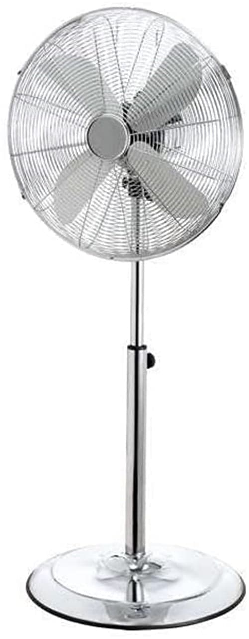 VENTILATORE A PIANTANA IN ACCIAIO CROMATO CM.40 ALTO 140 CM FER 317160 in prodotto EuroStore07 - Alatri, commercioVirtuoso.it