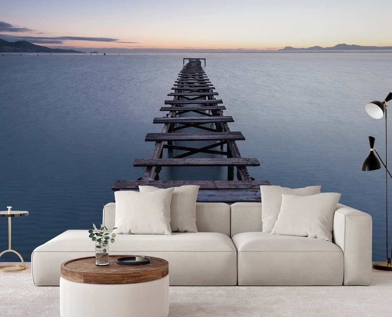 Carta Da Parati, Lago con ponte in Carta da parati Collezione Casa - Trebisacce, commercioVirtuoso.it