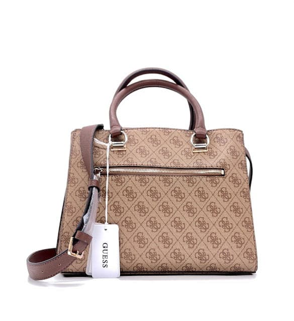 GUESS Borsa Donna Noelle Media Latte/ Brown in Borse a tracolla Calzature Durello - Agna, commercioVirtuoso.it