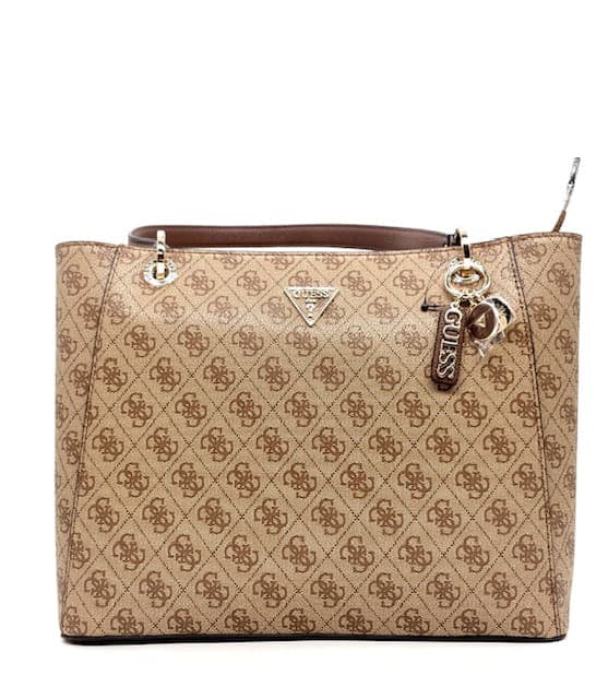 GUESS Borsa Donna Noelle Grande Latte/ Brown
