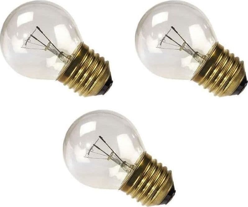EuroStore07® LAMPADINA FORNO 300 ° INCANDESCENZA - E 27 - 40 W - 3 PZ - TF 72
