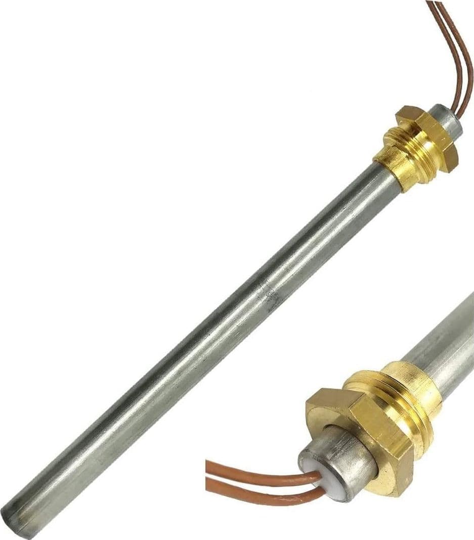RESISTENZA STUFA A PELLET DIAM 9,9 MM LUNGA 140 MM VITE 3/8'' GAS W 250 SP 25 in prodotto EuroStore07 - Alatri, commercioVirtuoso.it
