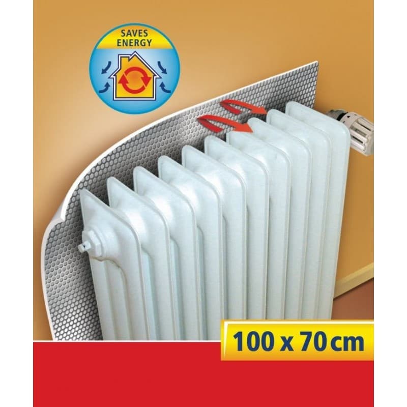 PANNELLO TERMORIFLETTENTE PER CALORIFERI CM 70x100-SPESSORE 3 MM-DF 805620- 1PZ in prodotto EuroStore07 - Alatri, commercioVirtuoso.it