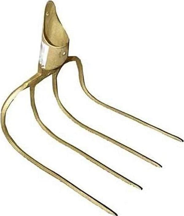 FORCA DENTI PIEGATI DA STALLA A 4 senza manico FER-132800 in prodotto EuroStore07 - Alatri, commercioVirtuoso.it