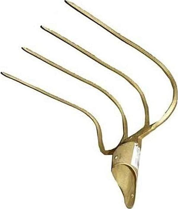 FORCA DENTI PIEGATI DA STALLA A 4 senza manico FER-132800 in prodotto EuroStore07 - Alatri, commercioVirtuoso.it