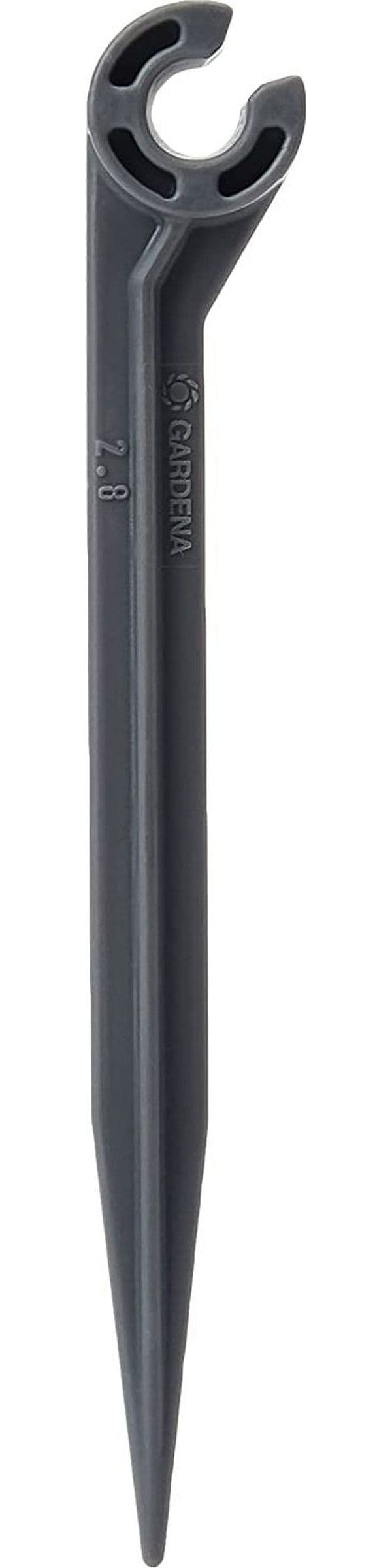 SUPPORTO TUBO MICROIRRIGAZIONE 3/16" GARDENA (1327-20) -- PZ 10 -- FER 303729 in prodotto EuroStore07 - Alatri, commercioVirtuoso.it