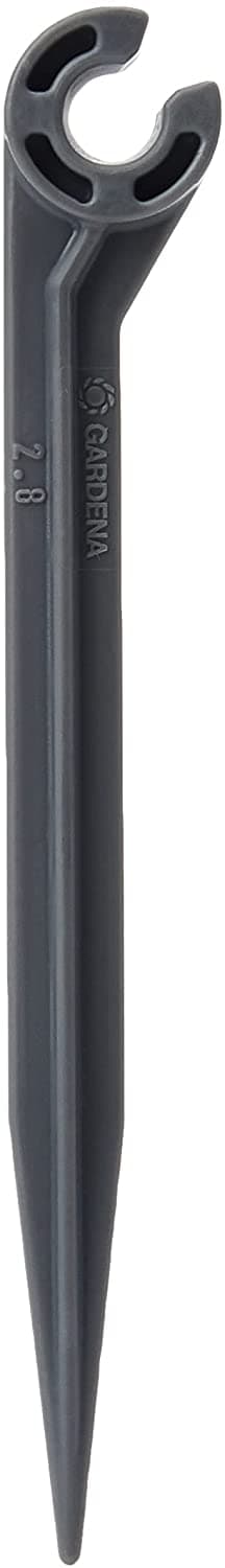 SUPPORTO TUBO MICROIRRIGAZIONE 3/16" GARDENA (1327-20) -- PZ 10 -- FER 303729 in prodotto EuroStore07 - Alatri, commercioVirtuoso.it