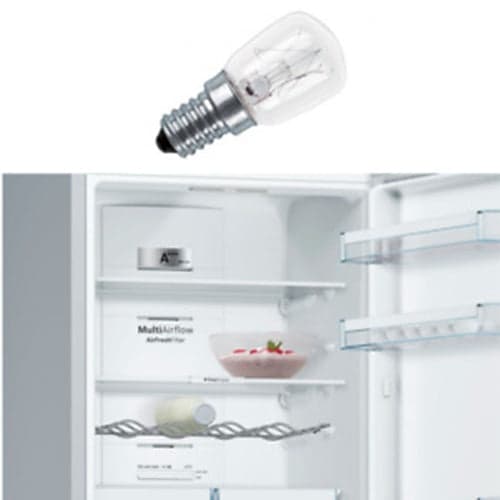 LAMPADINA PER FRIGORIFERO E 14 15 W CELLA FRIGO CONGELATORE - PZ 4 -- TF 75 in prodotto EuroStore07 - Alatri, commercioVirtuoso.it