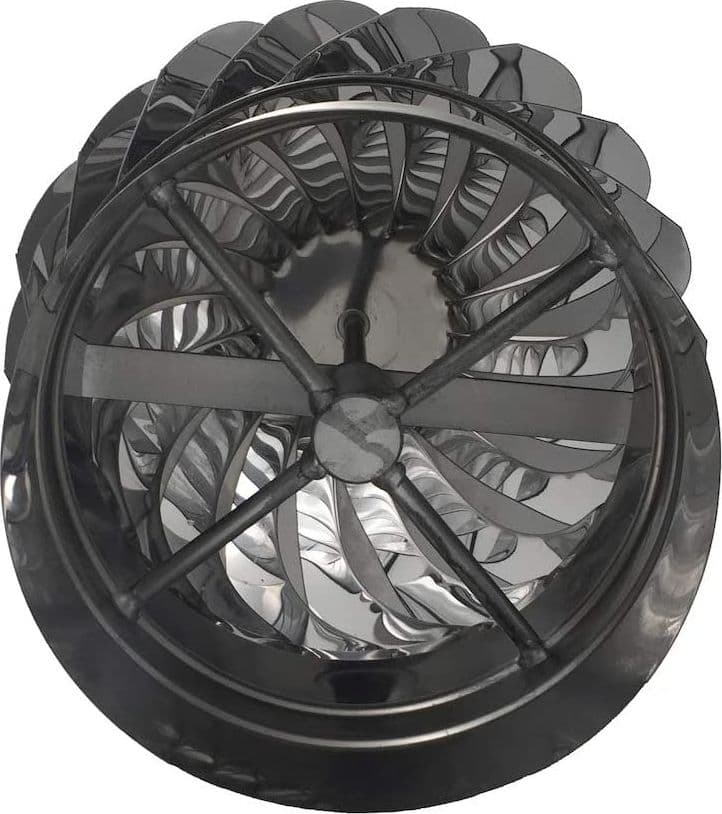 FUMAIOLO GIREVOLE TONDO ø CM.13 TESTA RADIANTE IN ACCIAIO INOX -- FER 156400 in prodotto EuroStore07 - Alatri, commercioVirtuoso.it