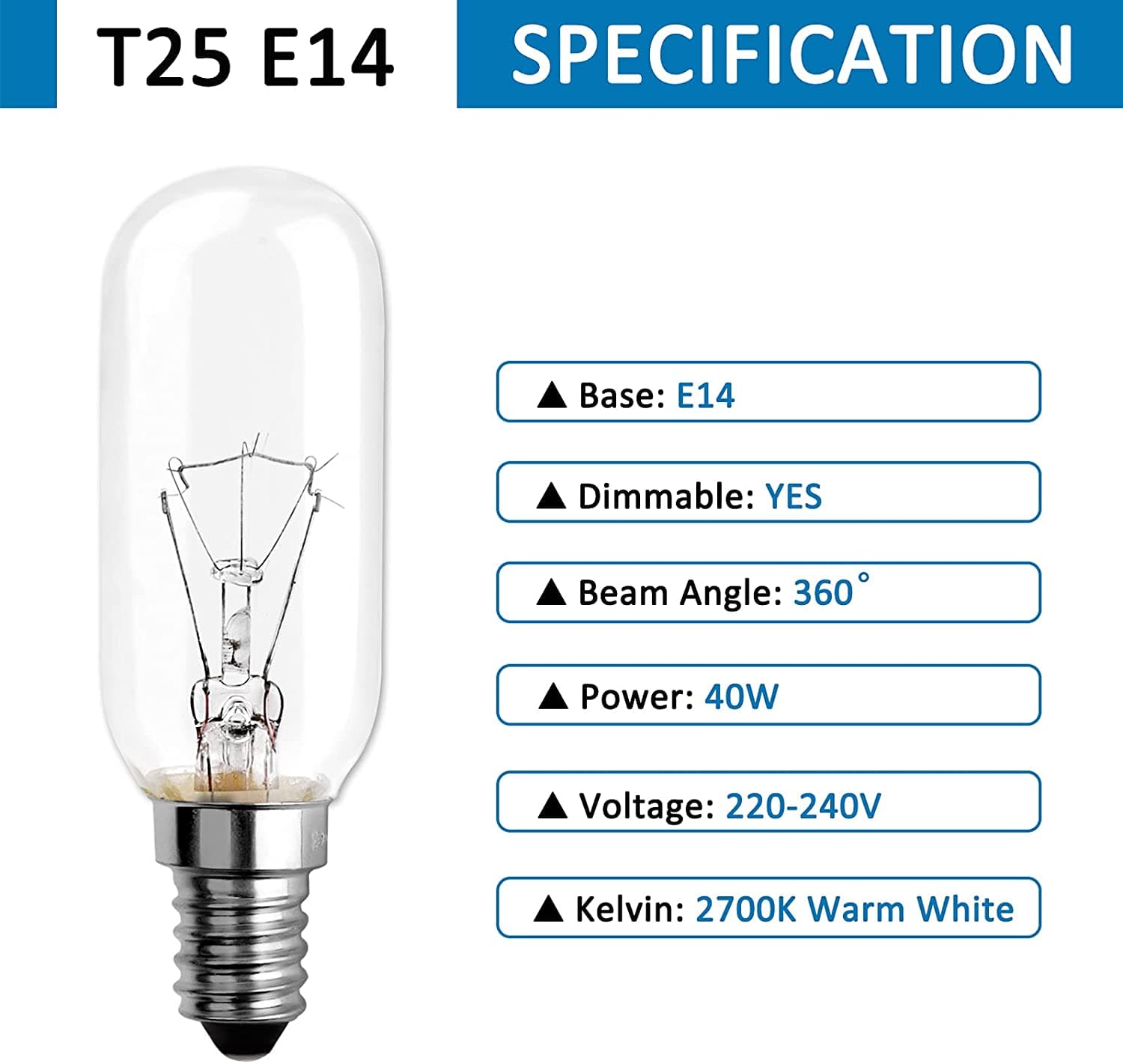 LAMPADINA CAPPA LAMPADARIO LAMPADA 40 W - E 14 - INCANDESCENZA - PZ 4 -- TF 79 in prodotto EuroStore07 - Alatri, commercioVirtuoso.it