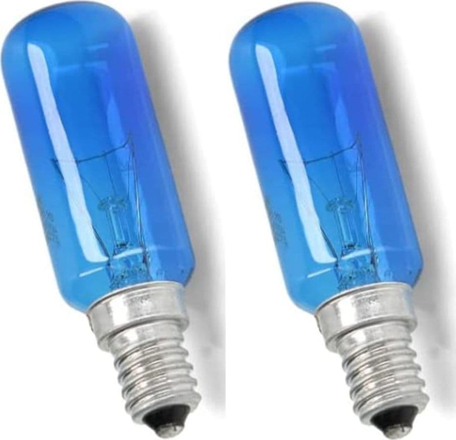 LAMPADINA FRIGORIFERO BOSCH BLU 25 WATT E14 E 14 - 82mm .Ø25mm. -PZ 2 - TF 82 in prodotto EuroStore07 - Alatri, commercioVirtuoso.it