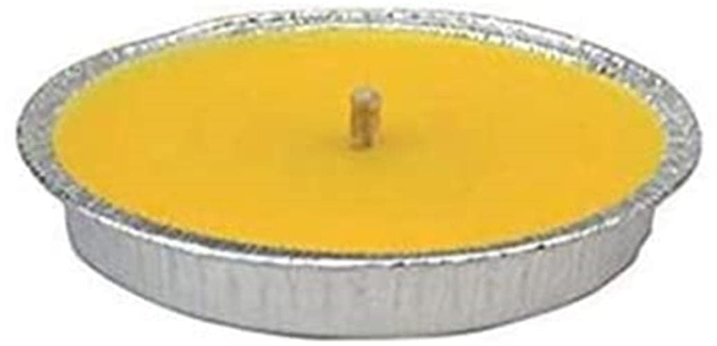 CITRONELLA ALLUMINIO ø cm.17x2h CANDELA ROMANA NO ZANZARA - PZ 12 DF 615087 in prodotto EuroStore07 - Alatri, commercioVirtuoso.it