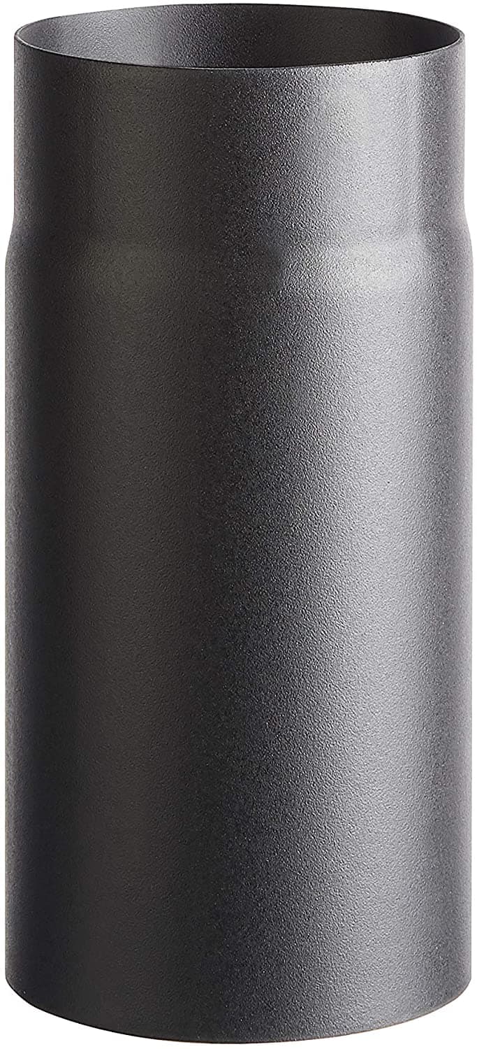 ALA TUBO PORCELLANATA STUFE NERO OPACO LUNGO mm 500 ø mm.150. FER 363457 in prodotto EuroStore07 - Alatri, commercioVirtuoso.it