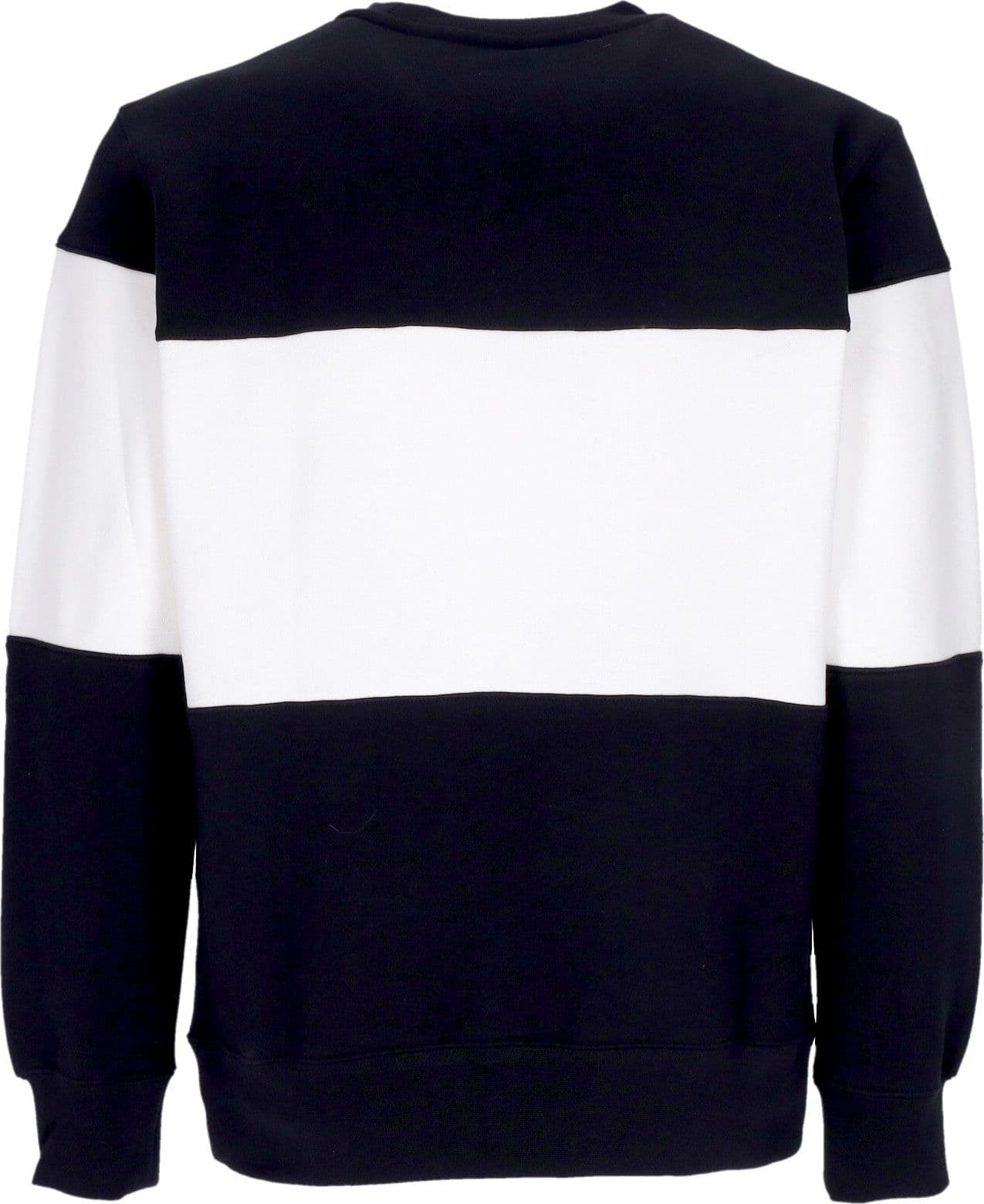 Nike Felpa Leggera Girocollo Uomo Club Plus Colorblock Crewneck Black/white da uomo in Felpe con cappuccio Drestige - Casamassima, commercioVirtuoso.it
