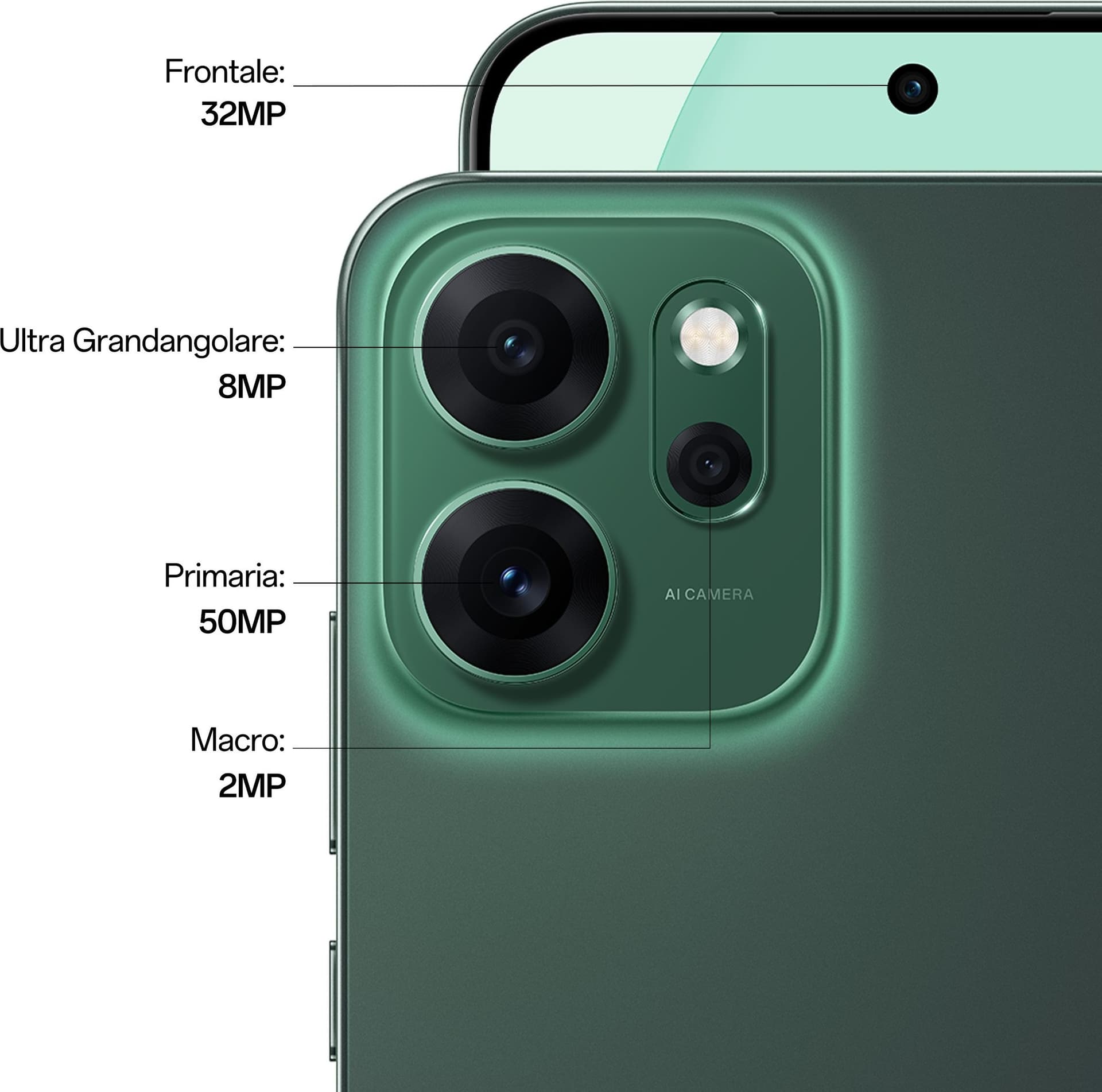 OPPO Reno 14FS 12+512GB 6.57" 5G Luminous Green DS ITA in Cellulari e Smartphone Ecoprice.it - Avellino, commercioVirtuoso.it