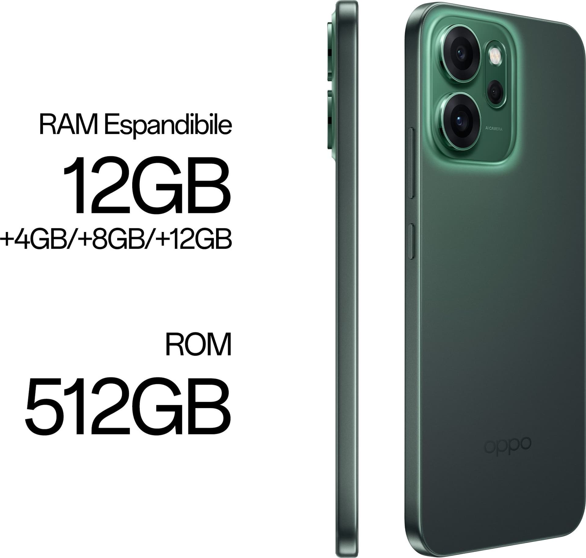 OPPO Reno 14FS 12+512GB 6.57" 5G Luminous Green DS ITA in Cellulari e Smartphone Ecoprice.it - Avellino, commercioVirtuoso.it