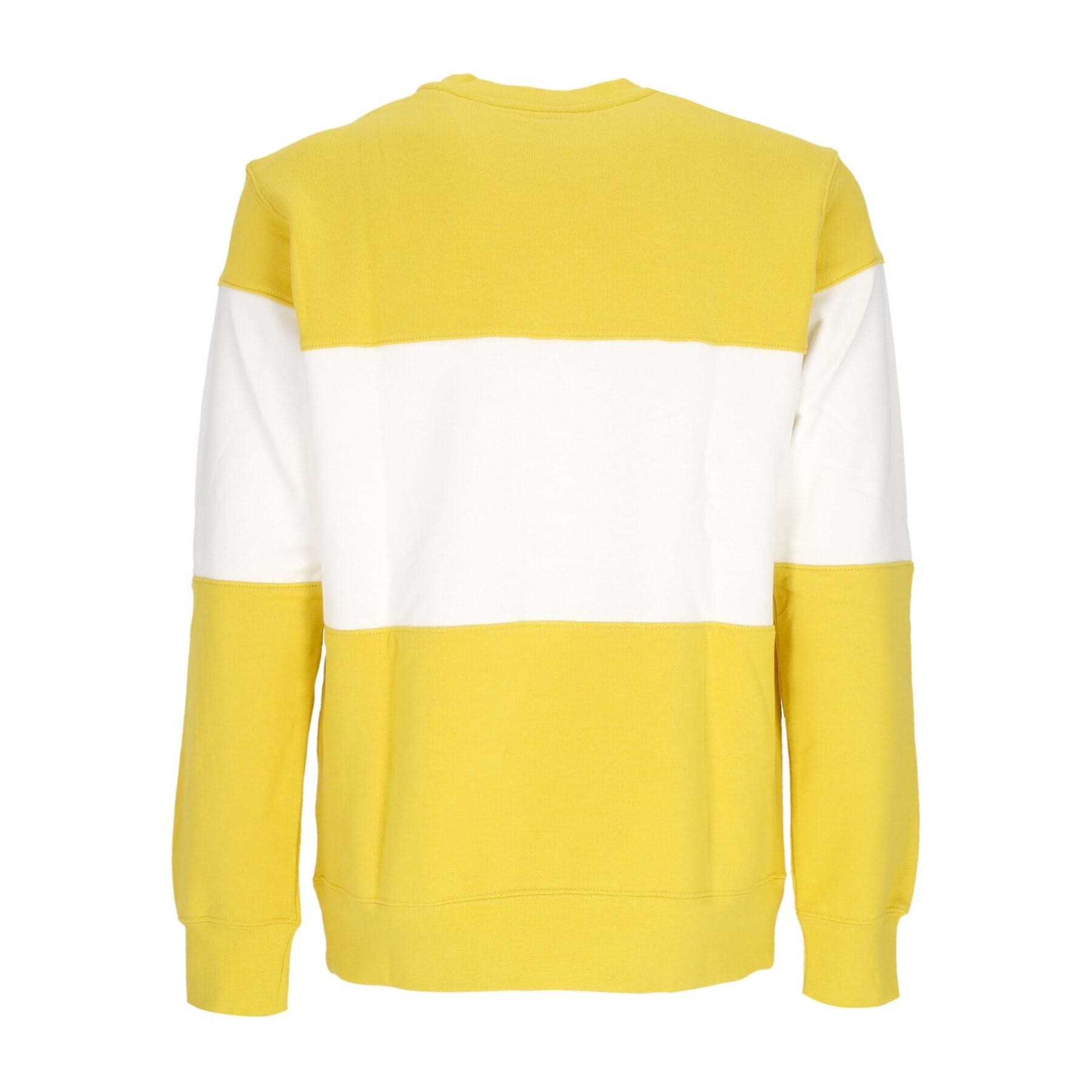 Nike Felpa Leggera Girocollo Uomo Club Plus Colorblock Crewneck Vivid Sulfur/white da uomo in Felpe con cappuccio Drestige - Casamassima, commercioVirtuoso.it