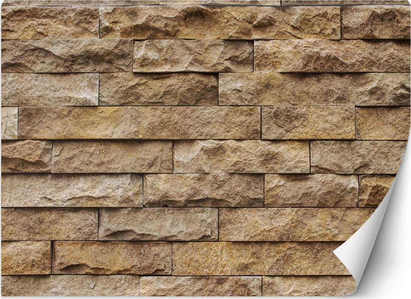 Carta Da Parati, Muro di sabbia Pietra Ottica Muro 3d