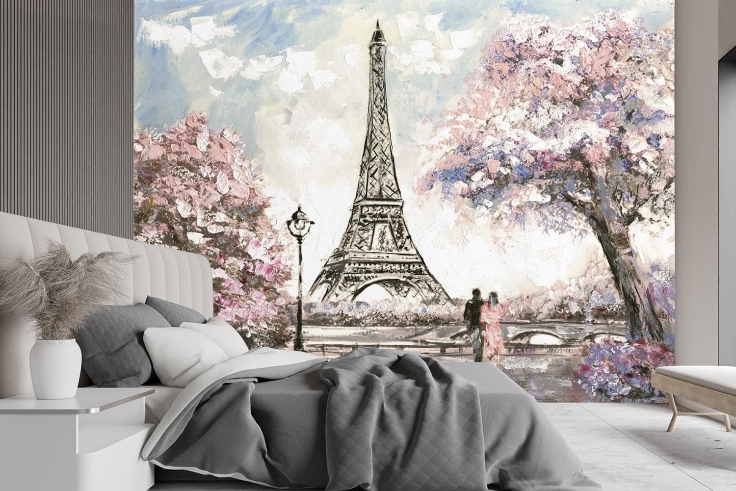 Carta Da Parati, Parigi Torre Eiffel come dipinto in Carta da parati Collezione Casa - Trebisacce, commercioVirtuoso.it