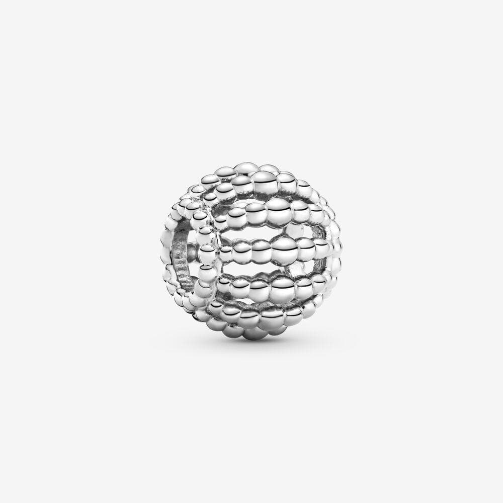 Pandora Charm openwork decorato con sfere Purely Pandora in Bead Charm Alba Gioielli - Casoria, commercioVirtuoso.it