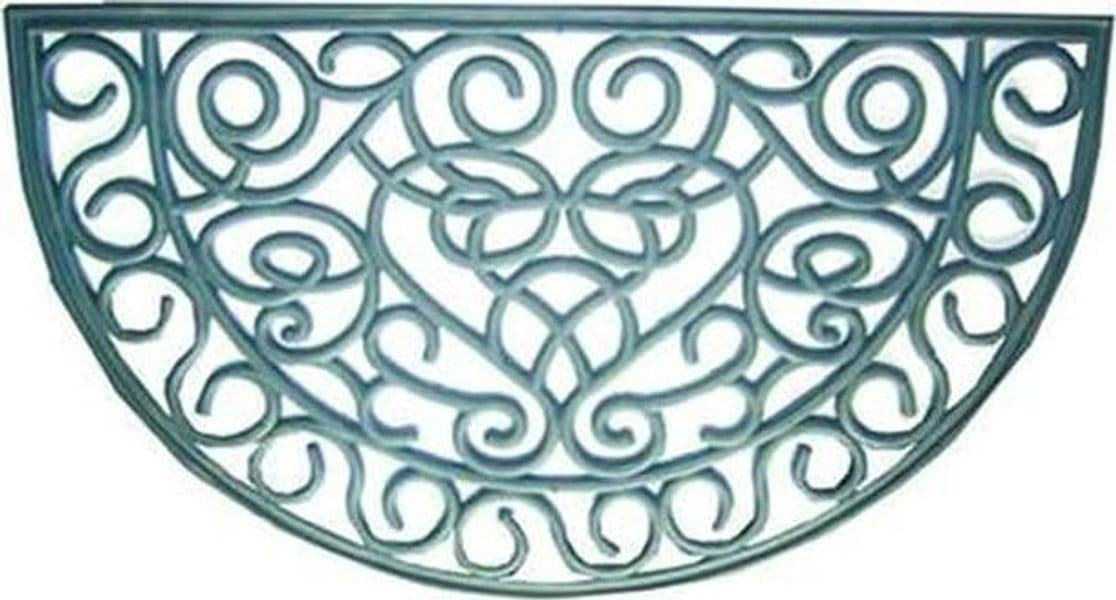 ZERBINO TAPPETO IRON GOMMA MEZZA LUNA cm.45 X 75 -- FER 170482 in prodotto EuroStore07 - Alatri, commercioVirtuoso.it