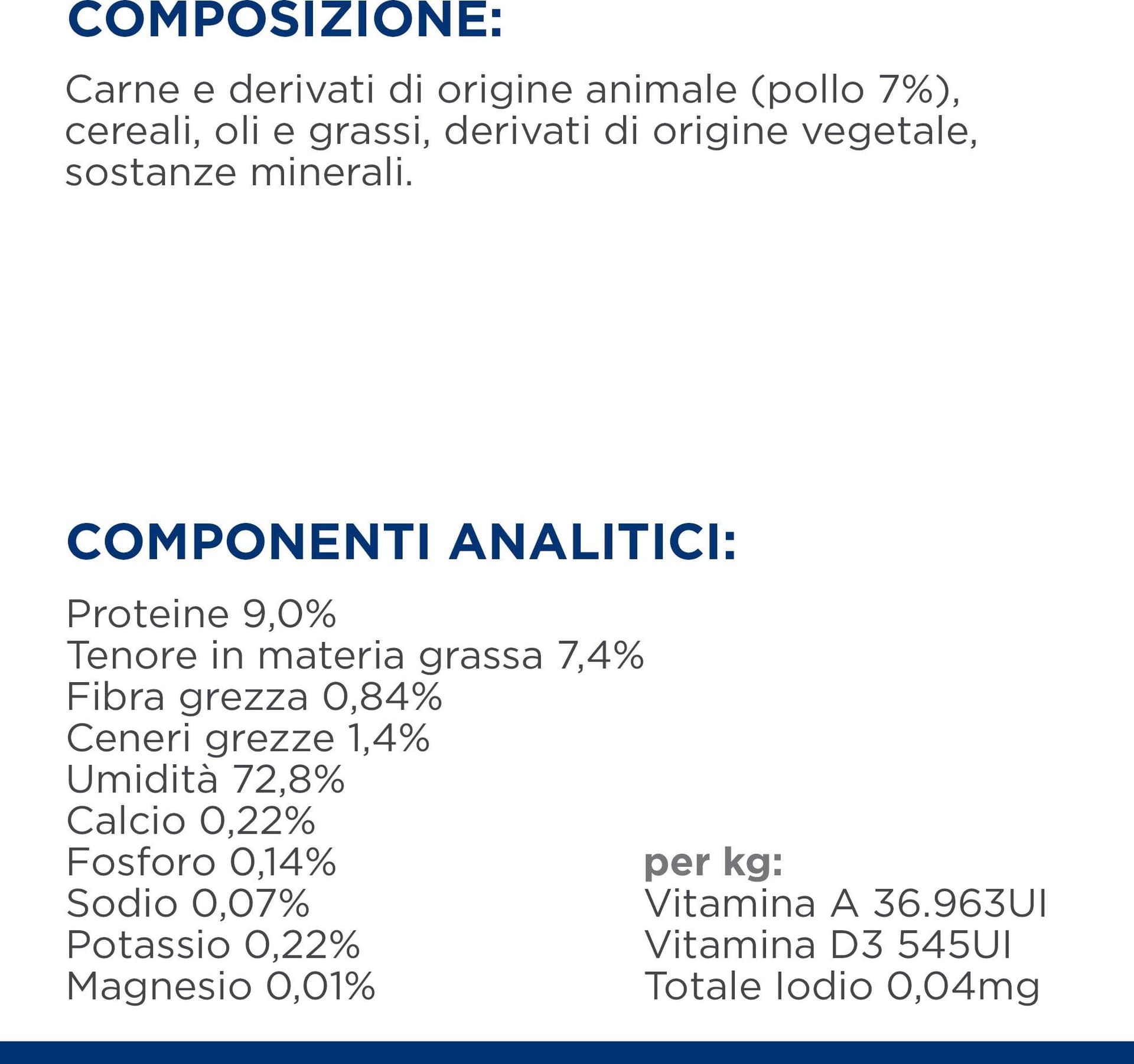 Hill's Prescription Diet Y/D Thyroid Care umido Gatti Adulti pollo 156 gr in Umido 101 Market - Poggibonsi, commercioVirtuoso.it