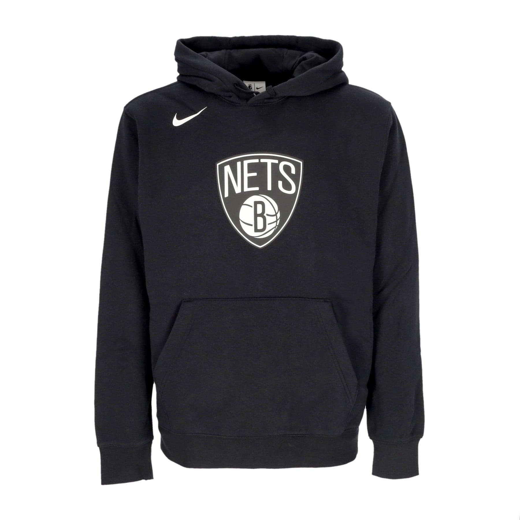 NIKE NBA Felpa Cappuccio Uomo Nba Club Hoodie Bronet Black da uomo
