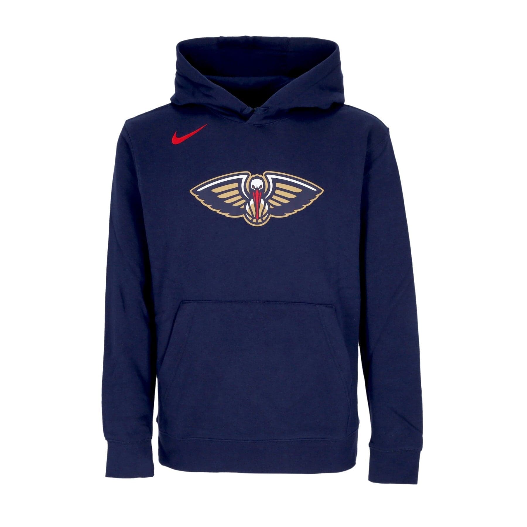NIKE NBA Felpa Cappuccio Uomo Nba Club Hoodie Neopel College Navy da uomo