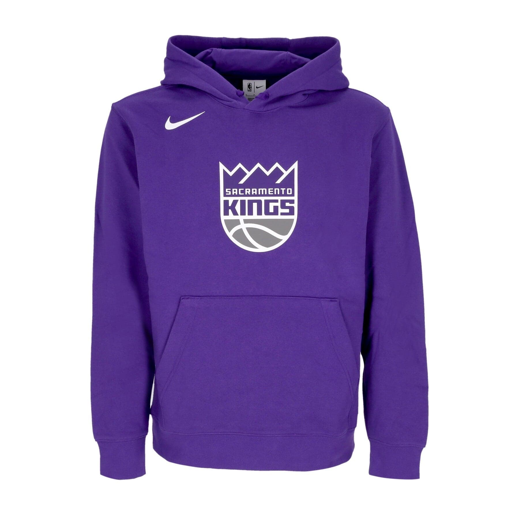NIKE NBA Felpa Cappuccio Uomo Nba Club Hoodie Sackin Field Purple da uomo