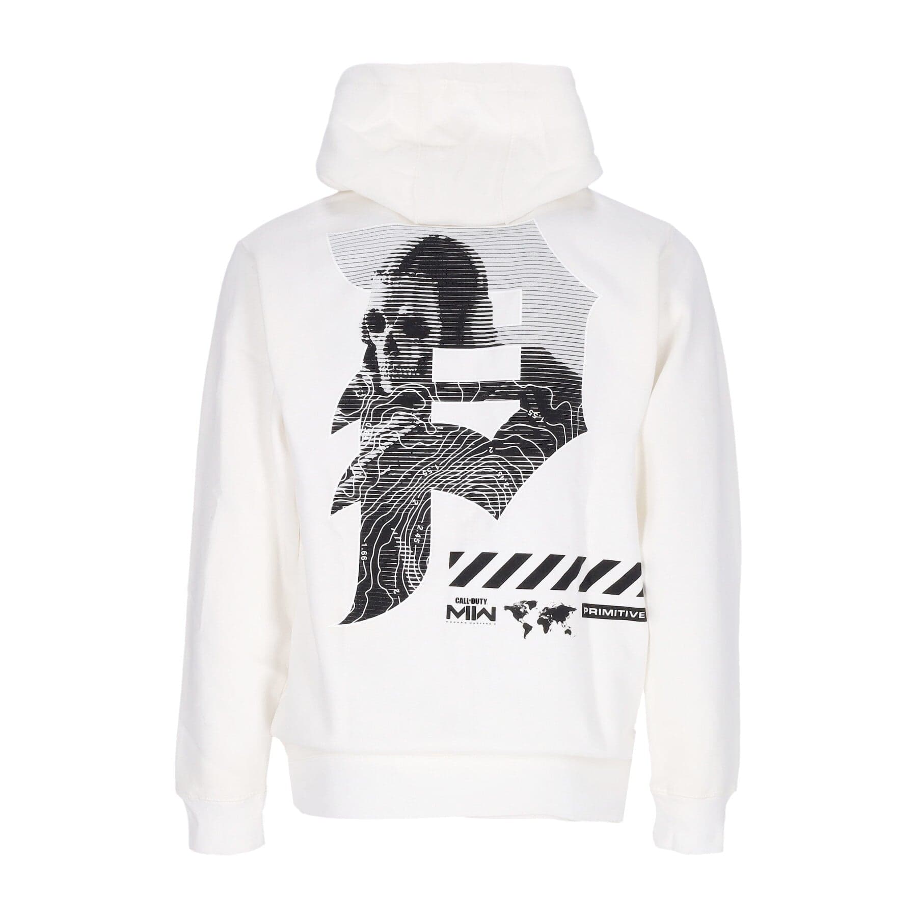PRIMITIVE Felpa Cappuccio Uomo Mapping Dirty P Hoodie X Call Of Duty White da uomo in Felpe con cappuccio Drestige - Casamassima, commercioVirtuoso.it