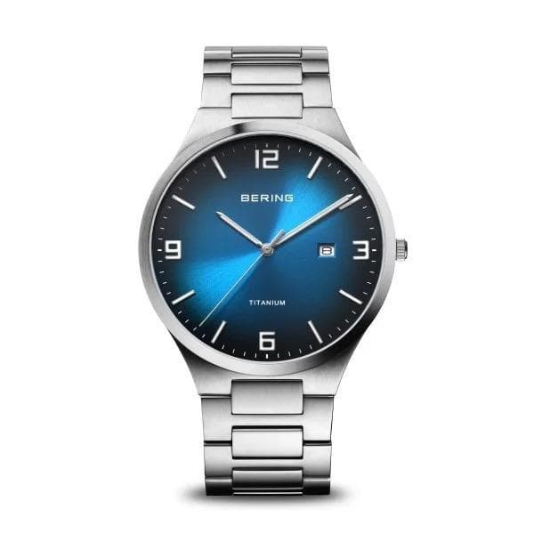 Bering Orologio Titanium  argento spazzolato