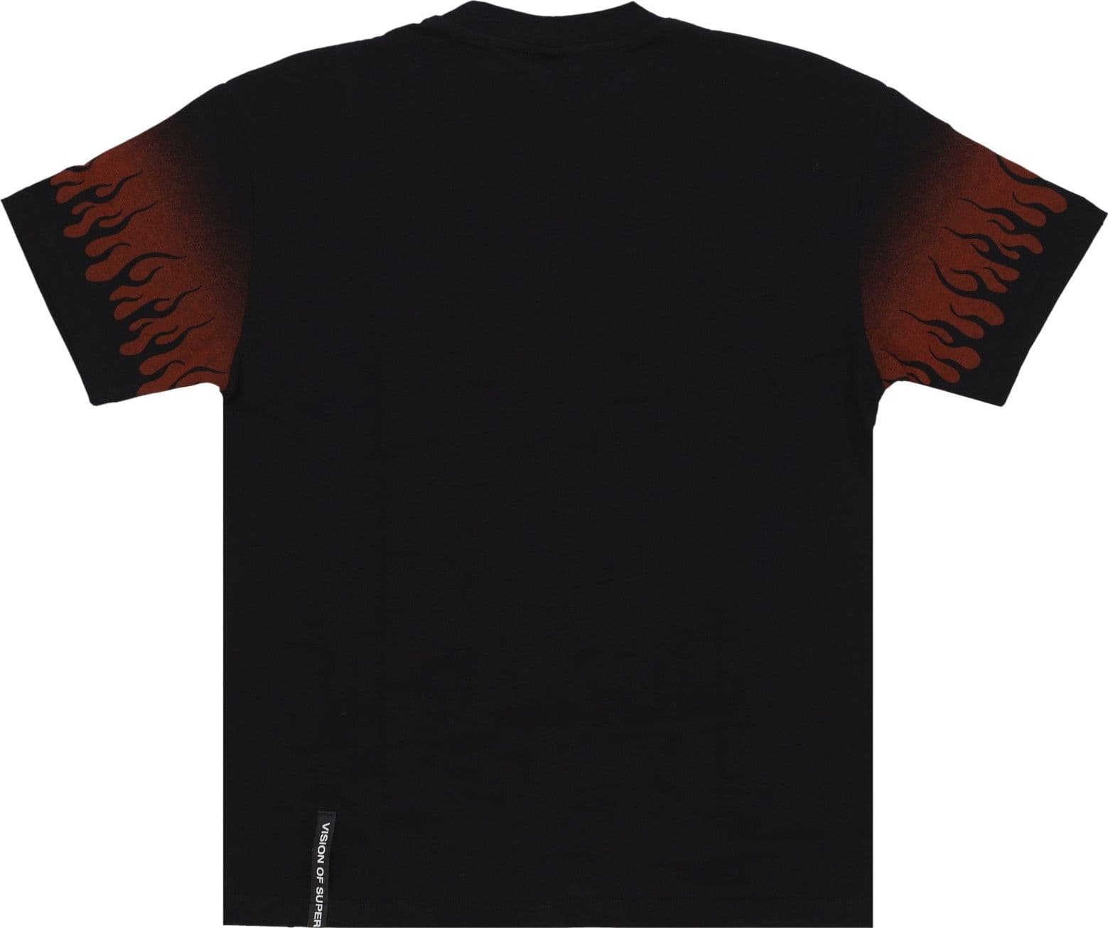VISION OF SUPER Maglietta Uomo Negative Flames Tee Black/red da uomo in Autocategorizzazione Drestige - Casamassima, commercioVirtuoso.it