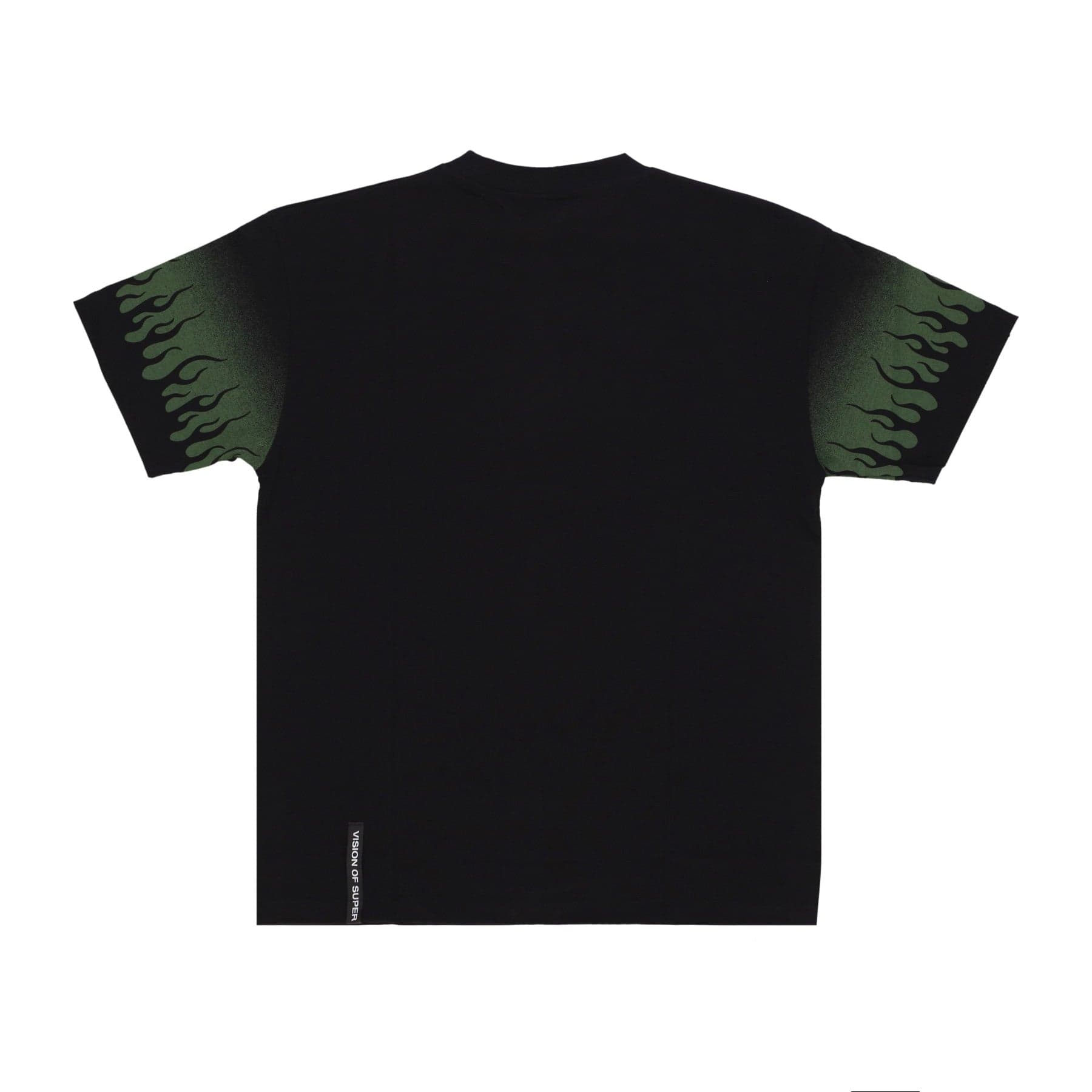 VISION OF SUPER Maglietta Uomo Negative Flames Tee Black/green da uomo in Autocategorizzazione Drestige - Casamassima, commercioVirtuoso.it