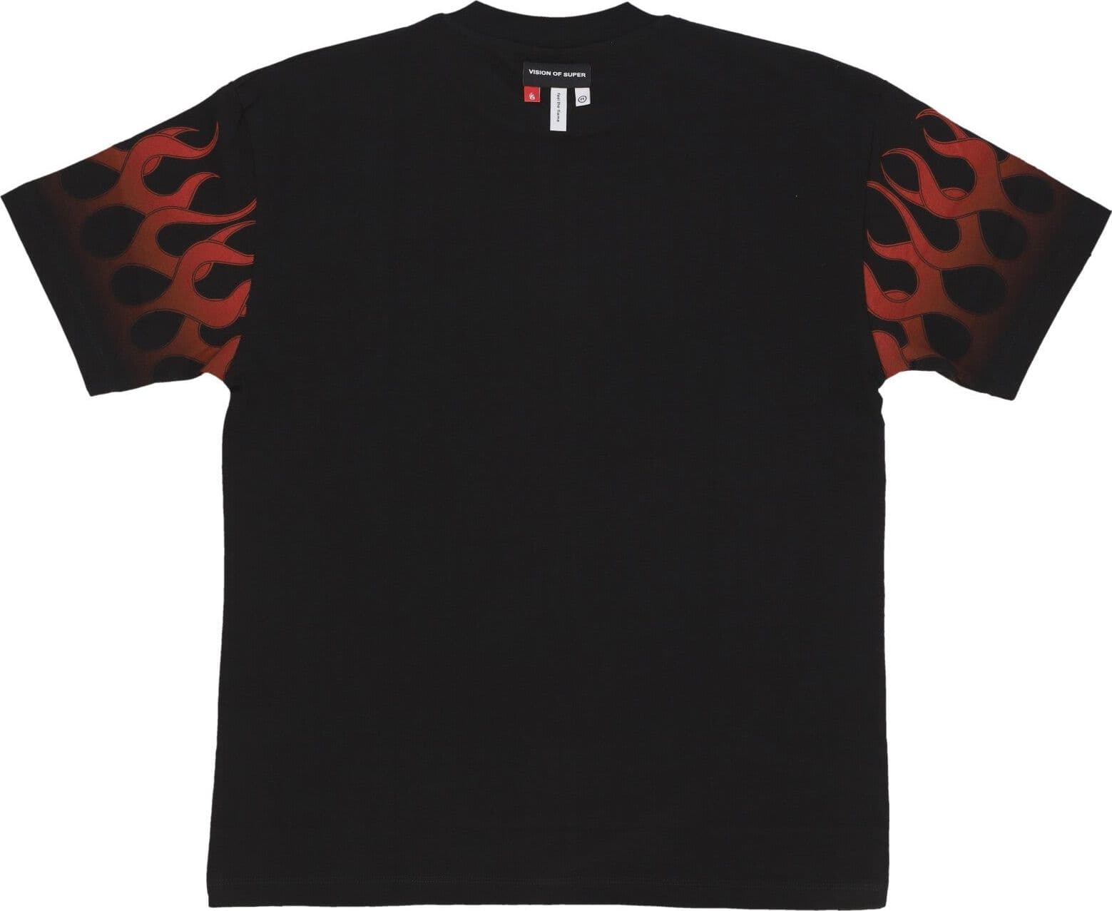 VISION OF SUPER Maglietta Uomo Racing Flames Tee Black/red da uomo in Autocategorizzazione Drestige - Casamassima, commercioVirtuoso.it