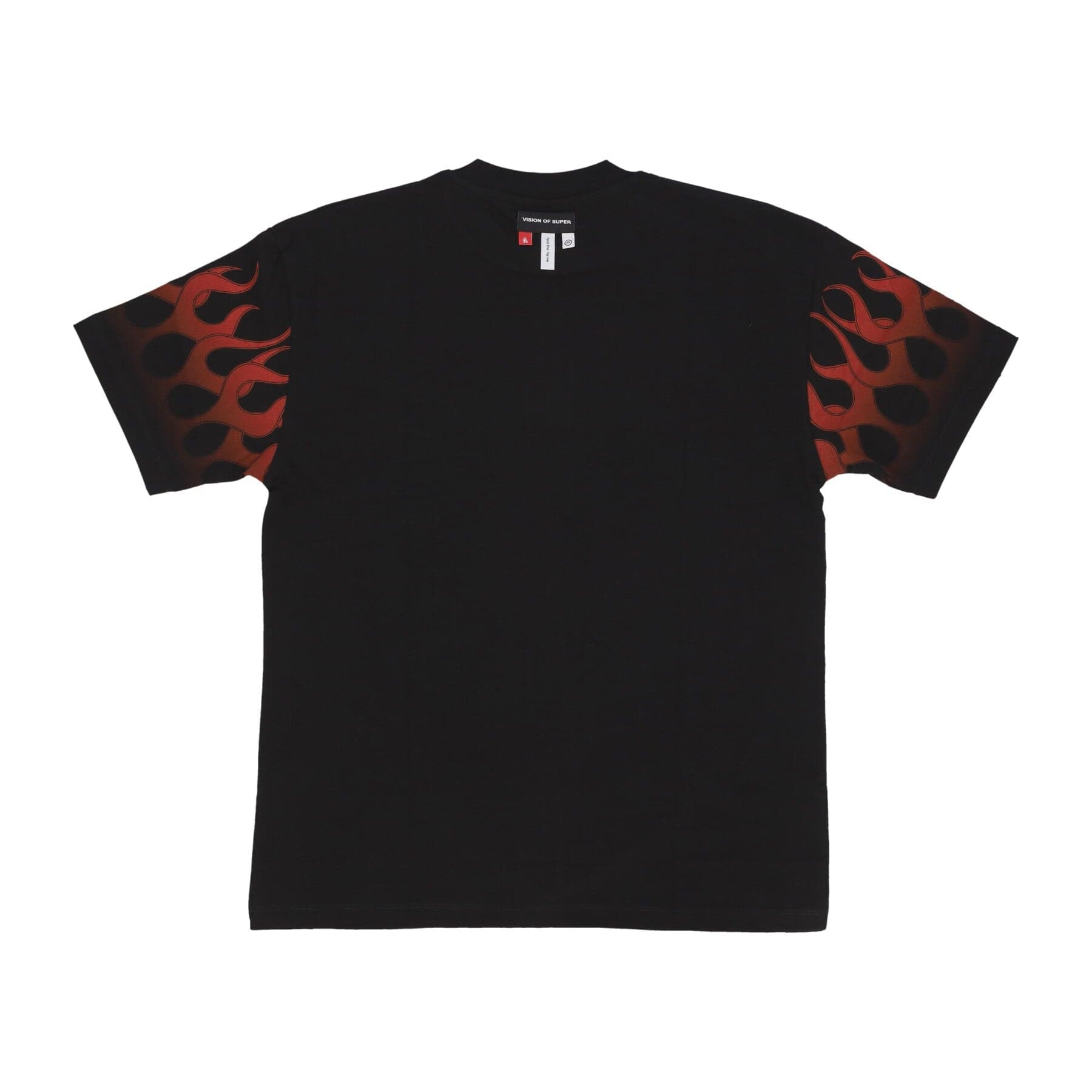 VISION OF SUPER Maglietta Uomo Racing Flames Tee Black/red da uomo in Autocategorizzazione Drestige - Casamassima, commercioVirtuoso.it