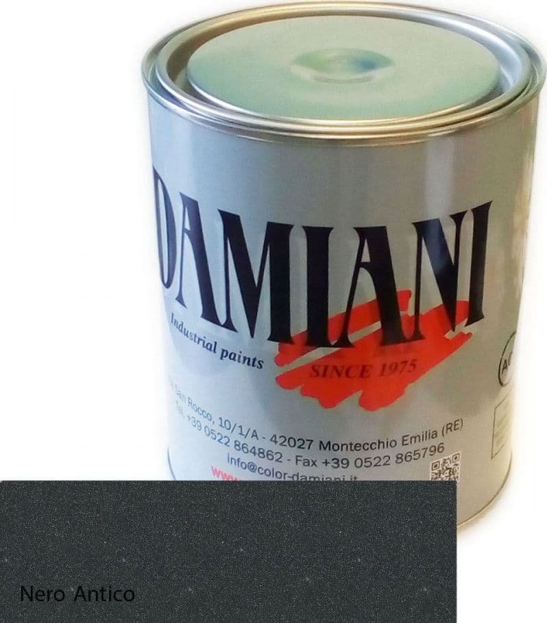 Damiani 25Kg smalto ferromicaceo opaco a rapida essiccazione colore nero antico in Vernice Aloiserw.com - Altomonte, commercioVirtuoso.it