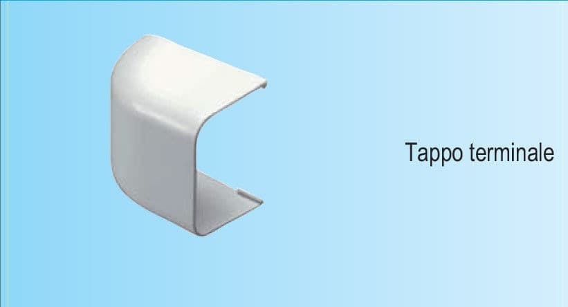 First profilfreddo tappo terminale per canalina 90X65mm in Canaline fili elettrici Aloiserw.com - Altomonte, commercioVirtuoso.it