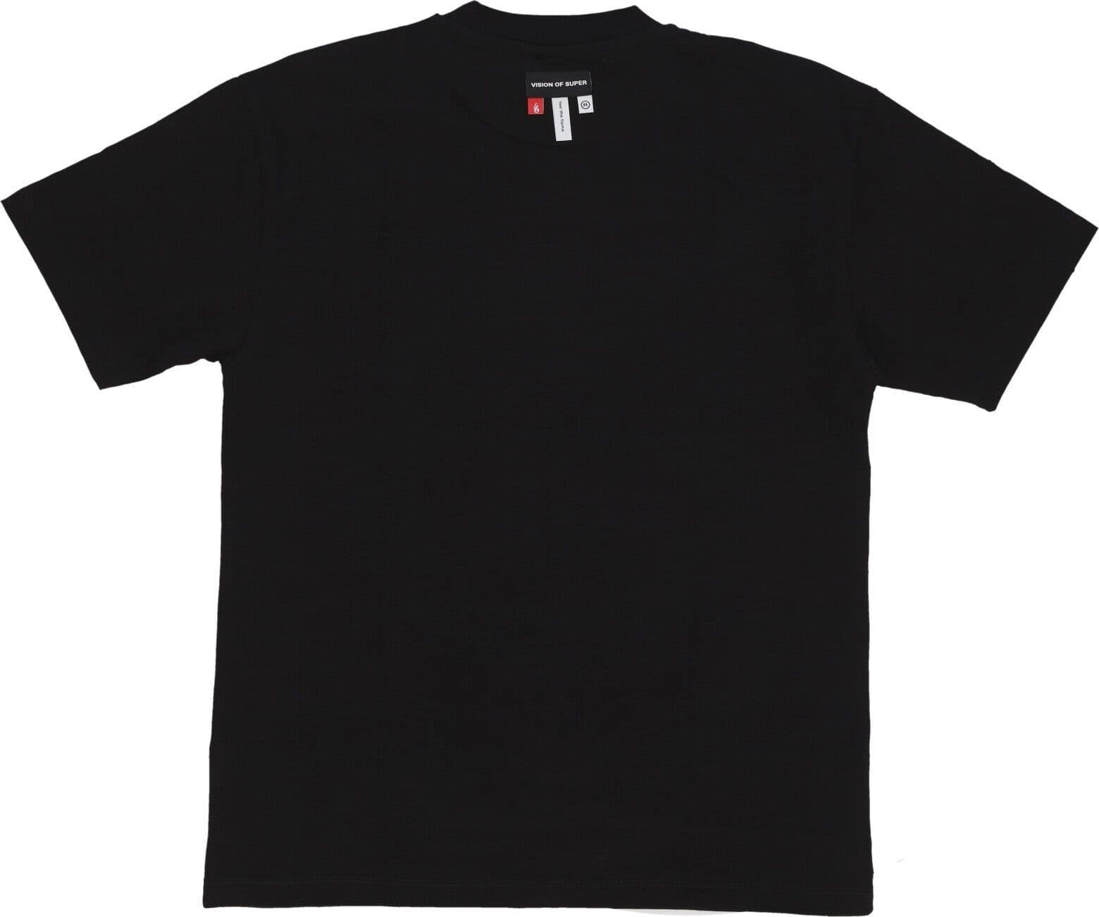 VISION OF SUPER Maglietta Uomo Rock Tiger Print Tee Black da uomo in T-shirt Drestige - Casamassima, commercioVirtuoso.it