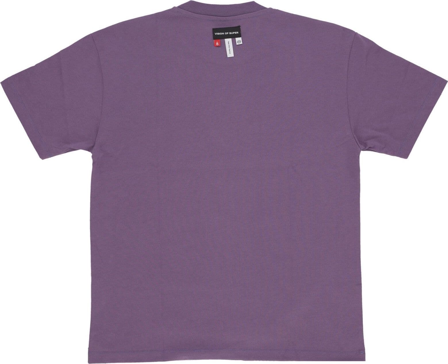 VISION OF SUPER Maglietta Uomo Rock Tiger Print Tee Purple da uomo in T-shirt Drestige - Casamassima, commercioVirtuoso.it