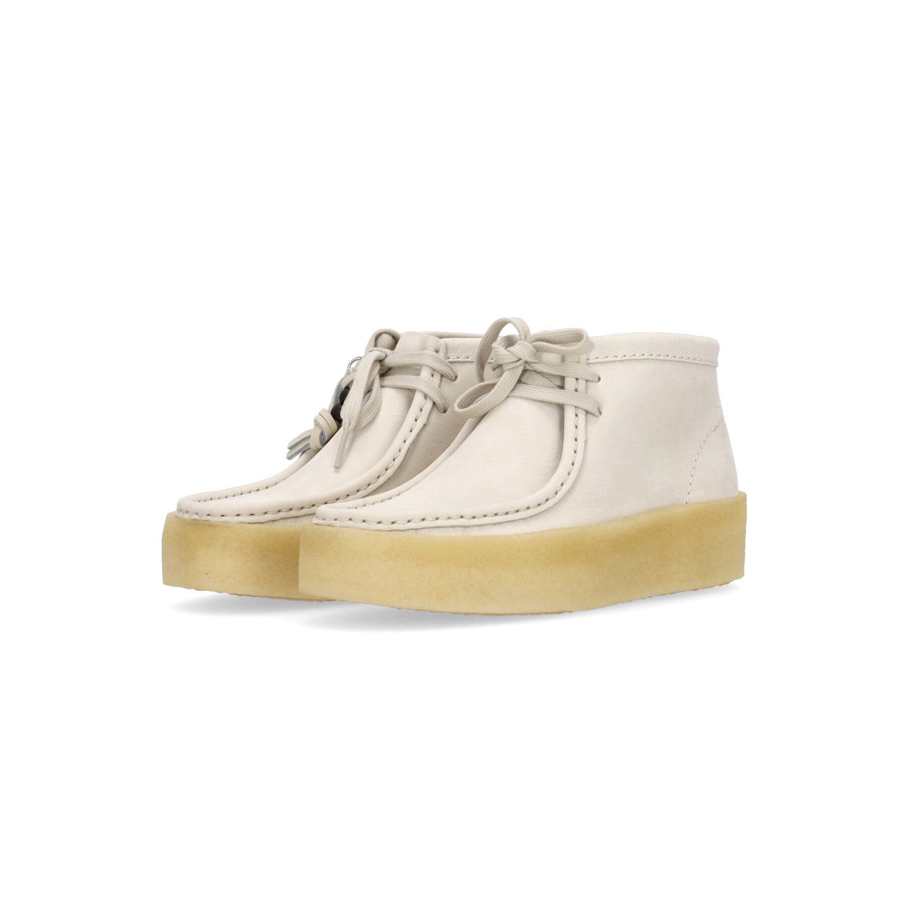 CLARKS Scarpa Lifestyle Donna W Wallabee Cup Bt White Nubuck da donna in Stivali Drestige - Casamassima, commercioVirtuoso.it