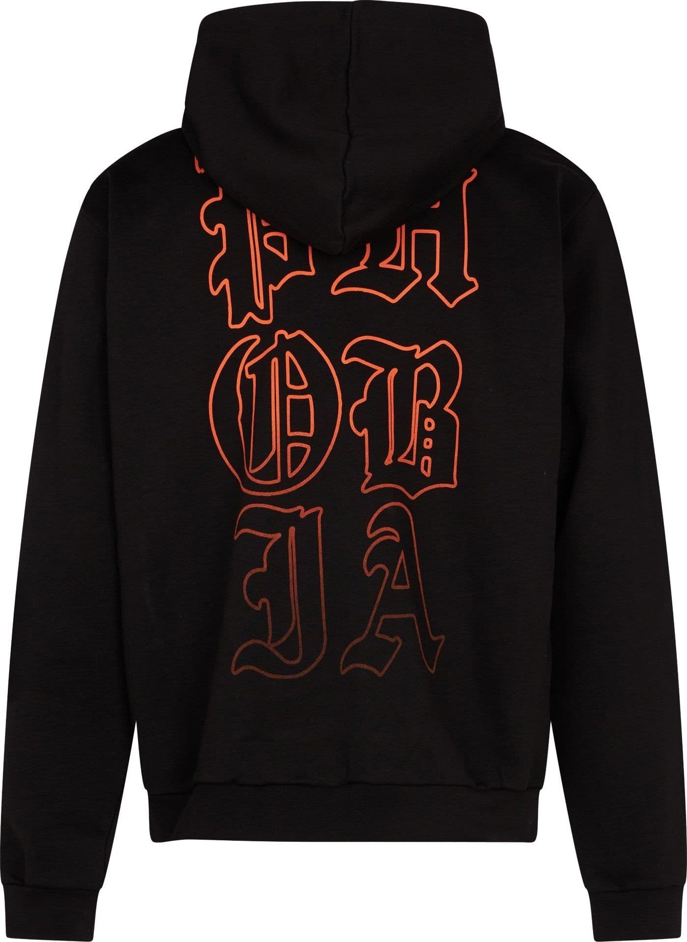 PHOBIA Felpa Leggera Cappuccio Uomo Mouth Print Hoodie Black/orange da uomo in Felpe con cappuccio Drestige - Casamassima, commercioVirtuoso.it