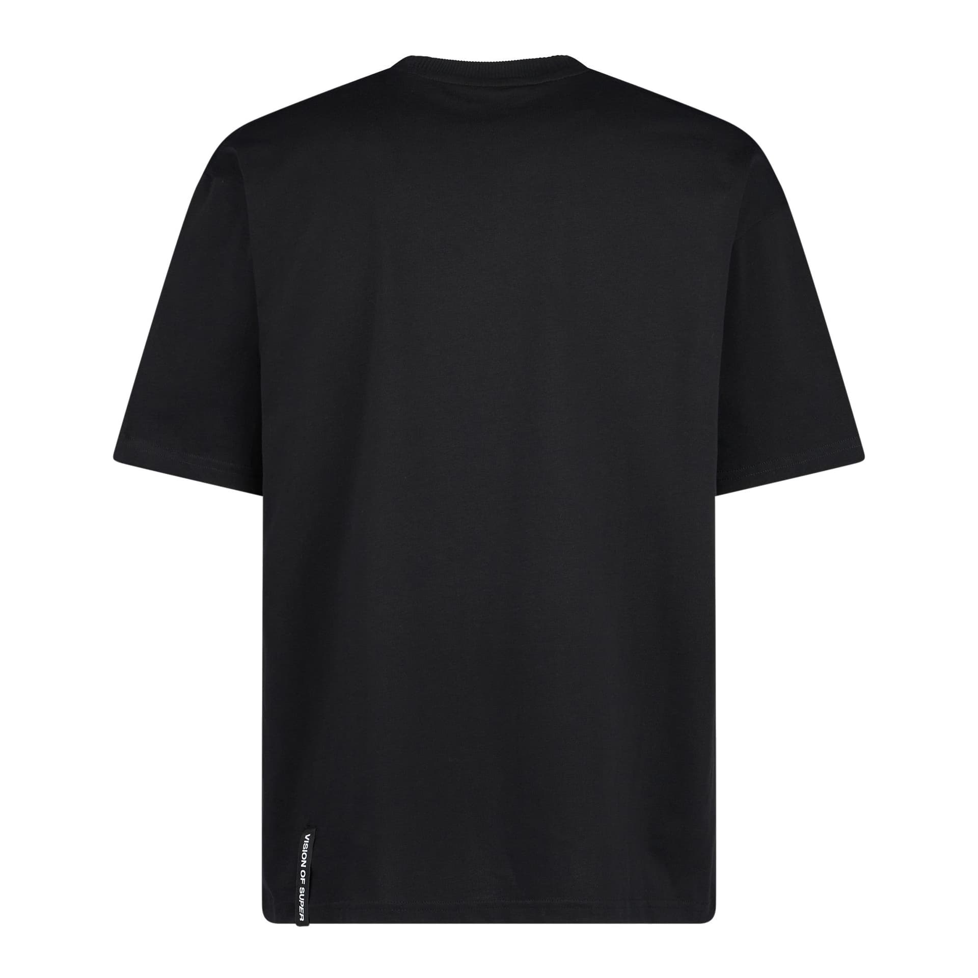 VISION OF SUPER Maglietta Uomo Skull Print Tee Black/red da uomo in T-shirt Drestige - Casamassima, commercioVirtuoso.it