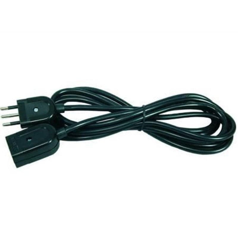 PROLUNGA 3 MT ELETTRICA SPINA PICCOLA / PRESA PICCOLA 1 PEZZO NERA FER 109239 in prodotto EuroStore07 - Alatri, commercioVirtuoso.it